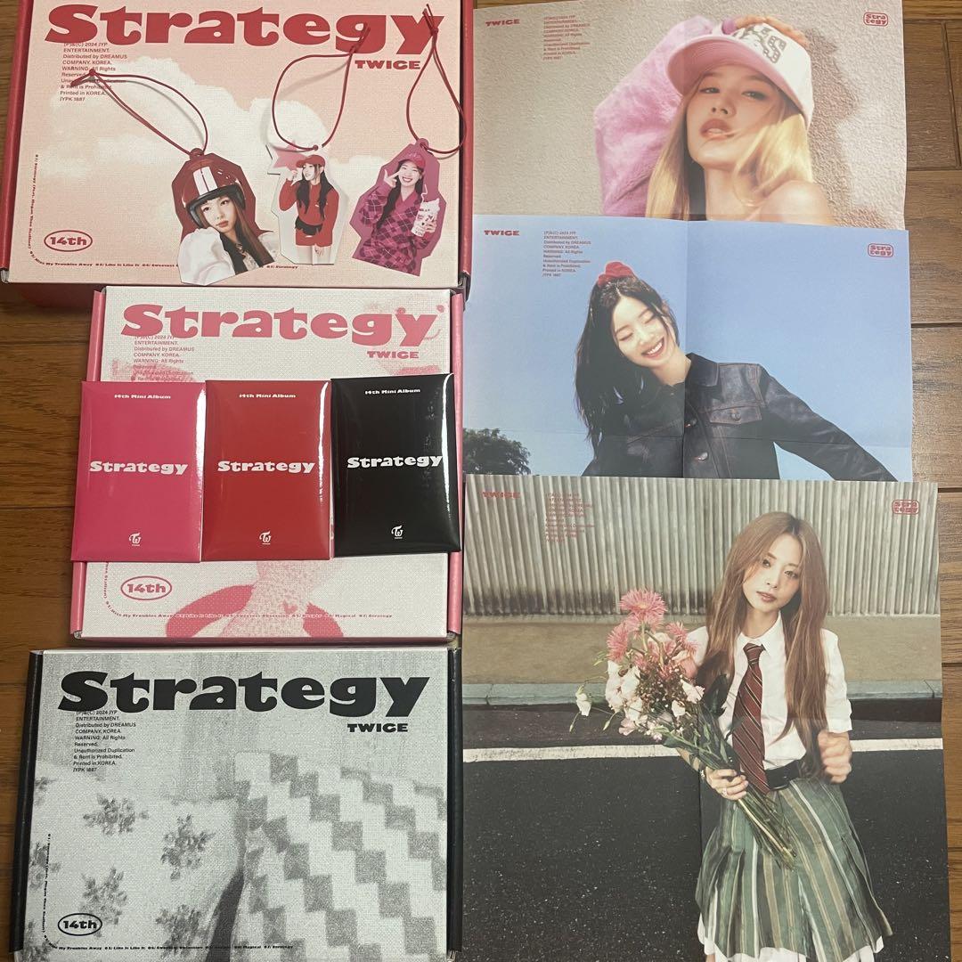

[USED] TWICE strategy album first release bonus 3-pack