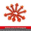 Colored Aluminum Screws for KTM/Husqvarna Models: Plastic Parts & Guards Modifications
