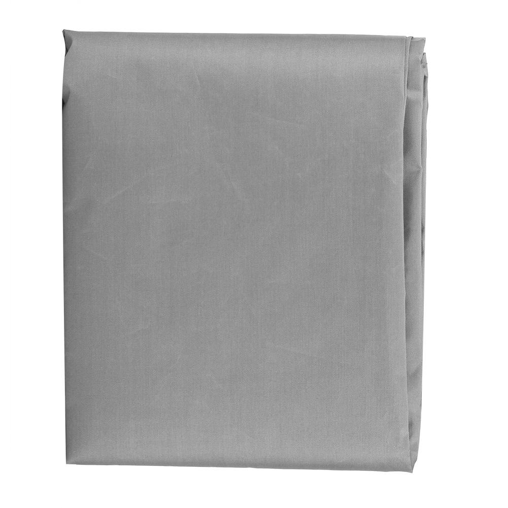 Γκρι Αδιάβροχο Ανθεκτικό στη Σκόνη Κάλυμμα Τραπεζιού Καρέκλας Κάλυμμα Προστασίας Σκάφους 61x56x64cm για Εξωτερική Χρήση