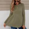 Autumn Winter Versatile Long Sleeve Maternity Pullover Dress