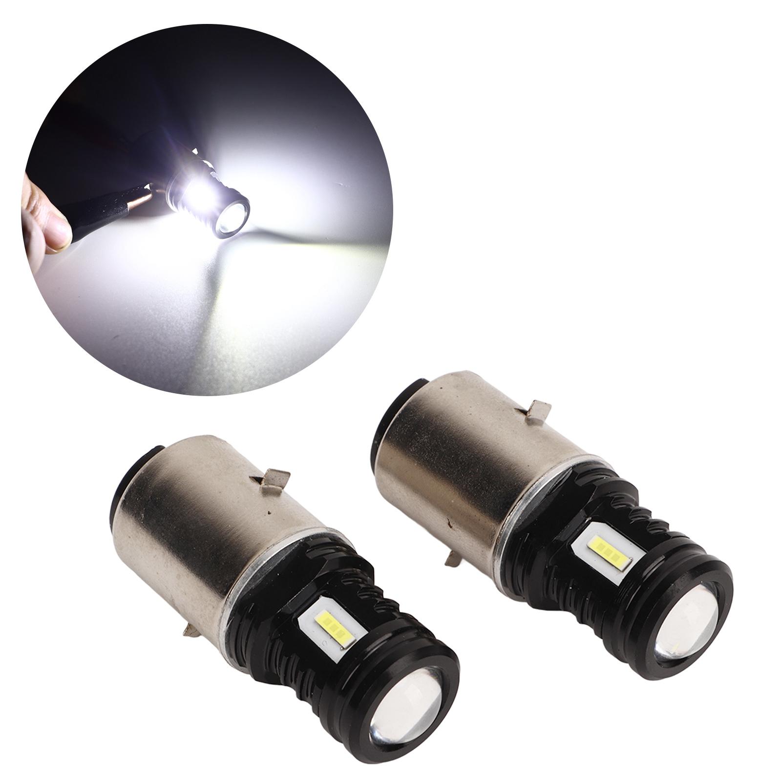 

1 Pair Motorcycle LED Light Bulb 120W 12 to 24V High Brightness Headlight Bulb for ATV UTV Motorbike