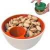 Reused Pistachio Bowl Set Easy To Clean 2-in-1 Snack Organizer  Pistachios Candy