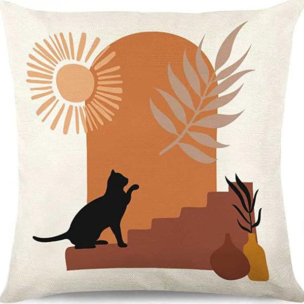 Morandi Color Abstract Pillowcase Minimalist Decorative Pillowcase Abstract Aesthetic Sofa Pillow Cushion Cover