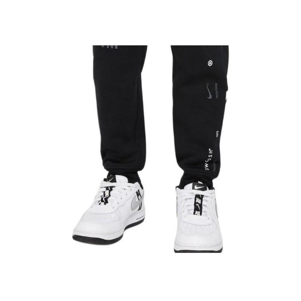 Nike Pantalones Deportivos de Punto Tendencia de Moda Cómodos Clásicos Pantalones para Niños Negro DO3601-010