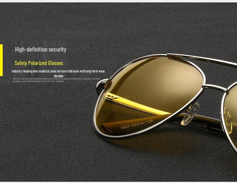 Anti-Glare Night Vision Driving Glasses for Men - Luminous Protection from Headlights