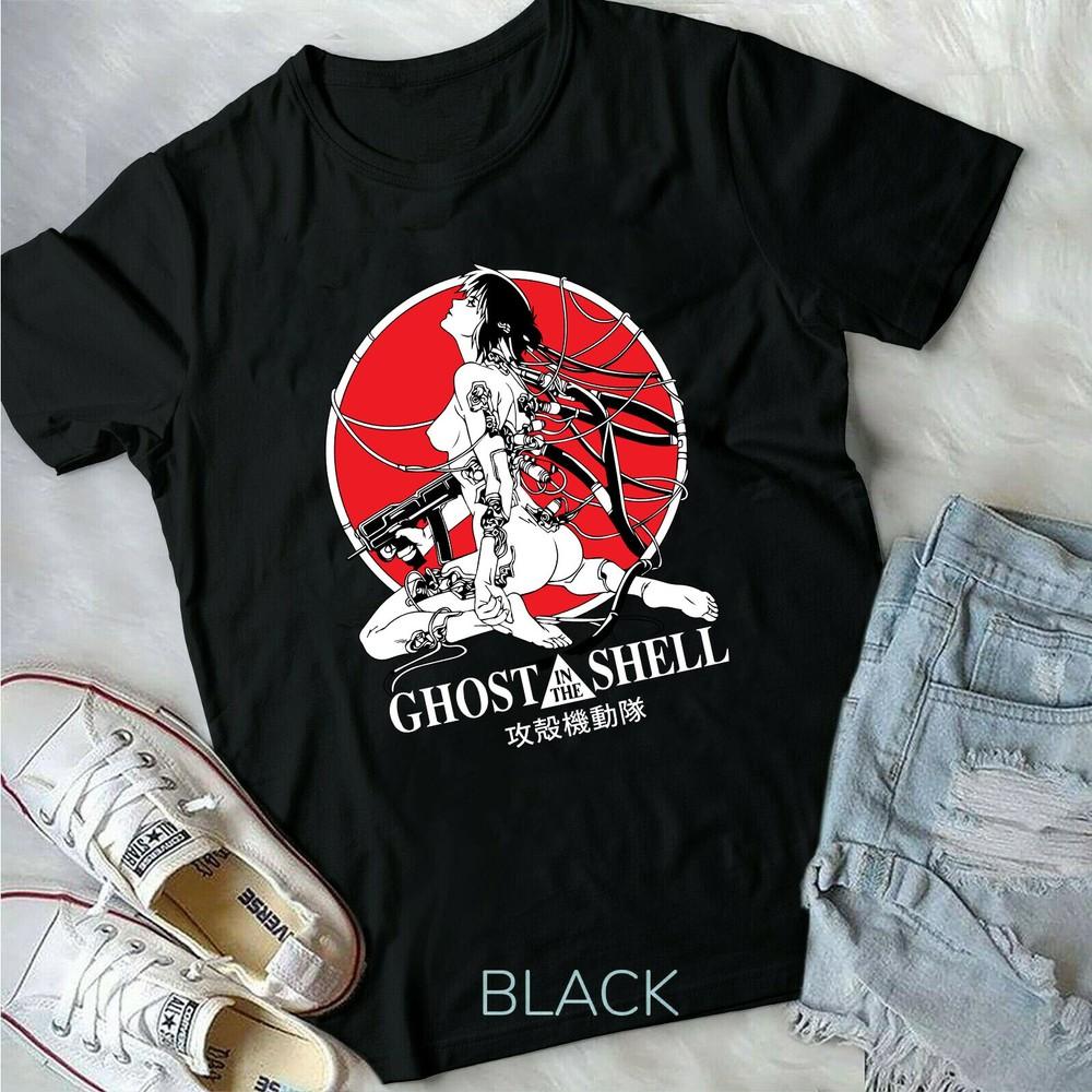 

Ghost in the Shell,Motoko Kusanagi,Aesth etic,Anime,Jap anese Movie,Unisex T-Shirt 4XL
