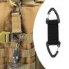 Carabiner Hook Double-headed Quick Release Carabiner Triangle Safe Backpack Key Hook Multifunctional Rotatable Webbing Belt