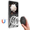 For Honor Magic V Flip 5G Case Compatible with MagSafe TPU+Acrylic Clear Phone Cover