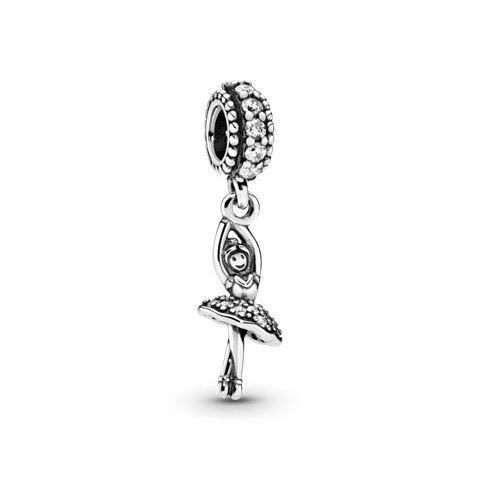 S925 Silver Jewelry DIY Charms Set With Eiffel Tower High Heels Dolphin Palm Tree Heart Wings Pendants Handmade Craft Gift Accessories