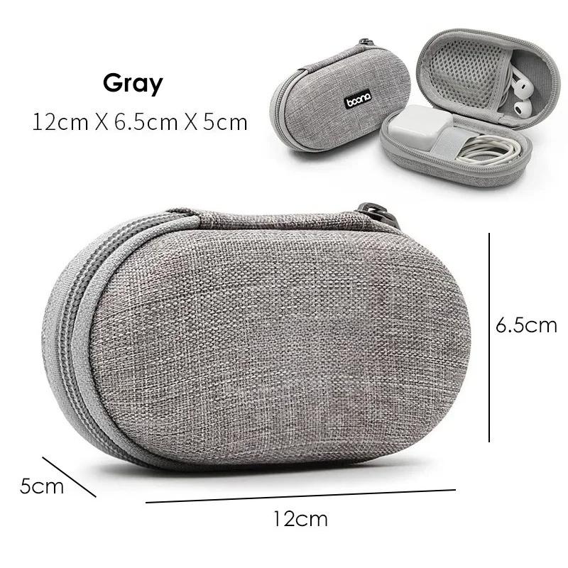 Portable Mini Hard Shell Digital Gadgets Storage Bag Earphone Charger Case Data Cable U Disk Organizer