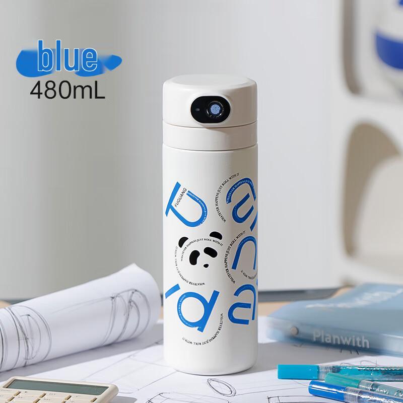 Fuguang 480ml 316 Stainless Steel Thermal Flask with Fingerprint Pop-up Lid