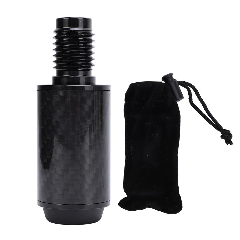 Pool Cue Extension 2 Inch Carbon Fiber Billiard Stick Extender with Bumper for CUETEC