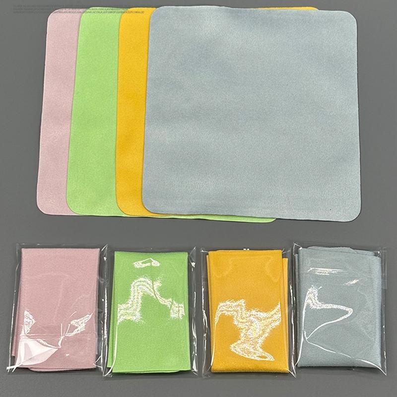 20pcs 15X18cm Individually Packaging LChamois Glasses Cleaner Lens  Cleaning Cloth Microfiber Sunglasses Eyeglasses Wipes