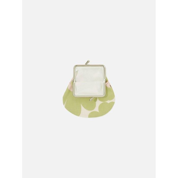 Marimekko Mini Unikko Pieni Kukkaro Coin Purse Women's Light Green X Light Pink