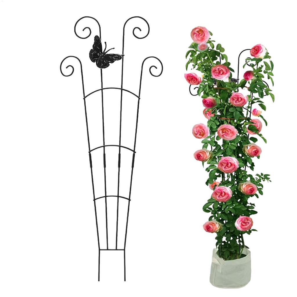 Climbing Plant Trellis Garden Support Cages For Flowers Plants Support Frame Trellis Climbing DIY Flower Vines Pot Stand