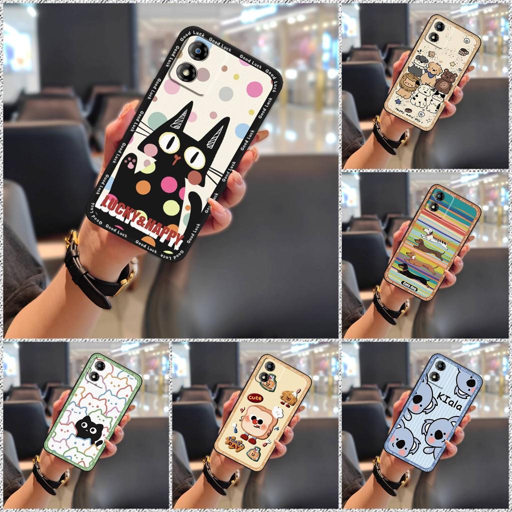 Protective Silicone Phone Case For MOTO E13 Anti-dust Waterproof Soft Case Durable Cartoon Back Cover Full Wrap Graffiti