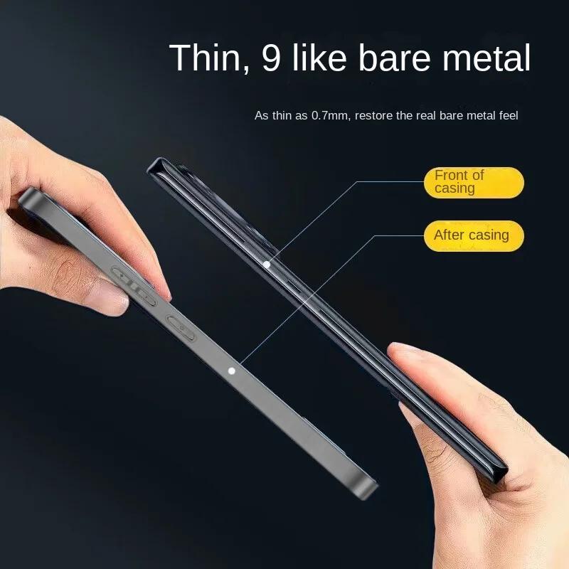 Slim Case for Xiaomi 14 Ultra Case Metal Lens Protected Plating Plastic Hard Cover for Xiaomi 13T 12 13 14 Pro 12X 12S Case