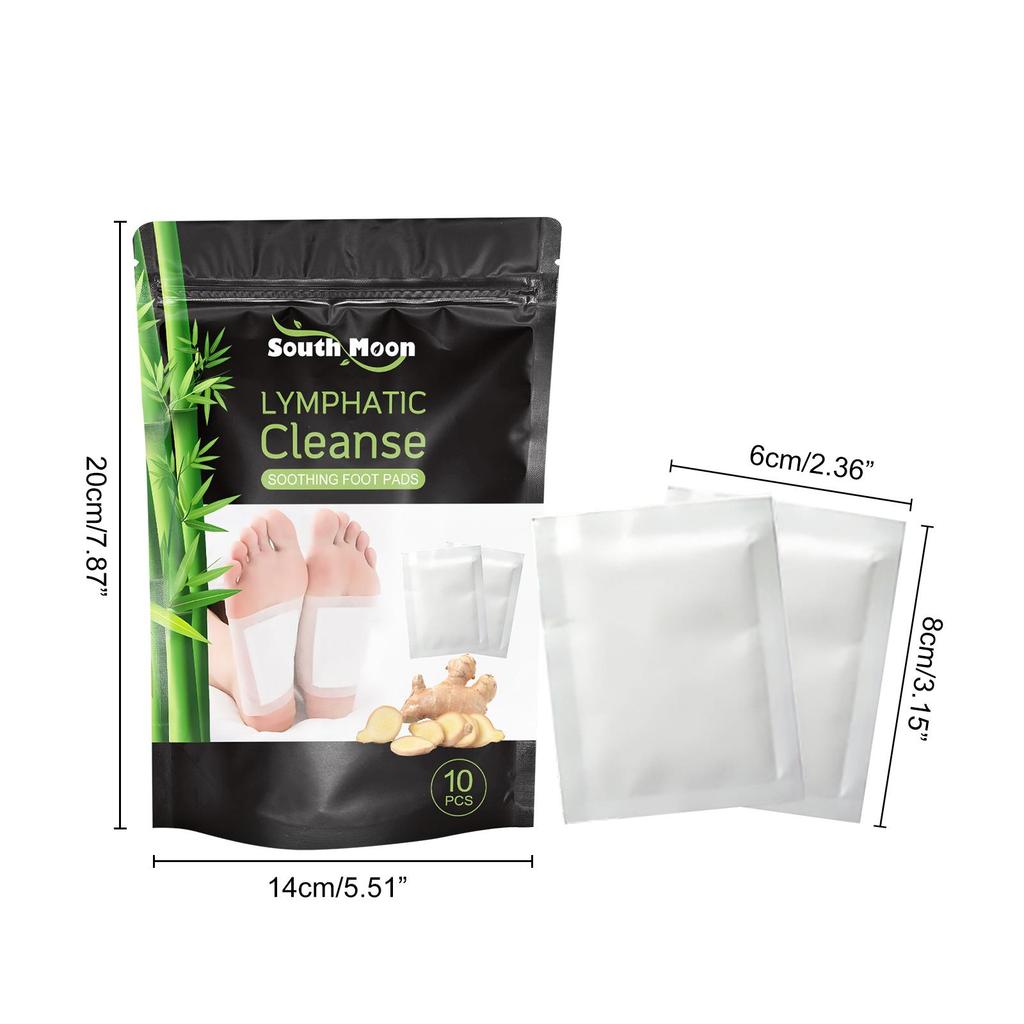 20PCS Cleansing Foot Patches, deeply cleanse feet, relieve foot fatigue, relax the body