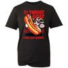 Funny Food Lovers T-Shirt This Throat Goat Loves Juicy Wieners Adult Gift Tee