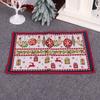 Christmas Decorations Rubber Knit Floor Mat Foot Mat Christmas Door Mat