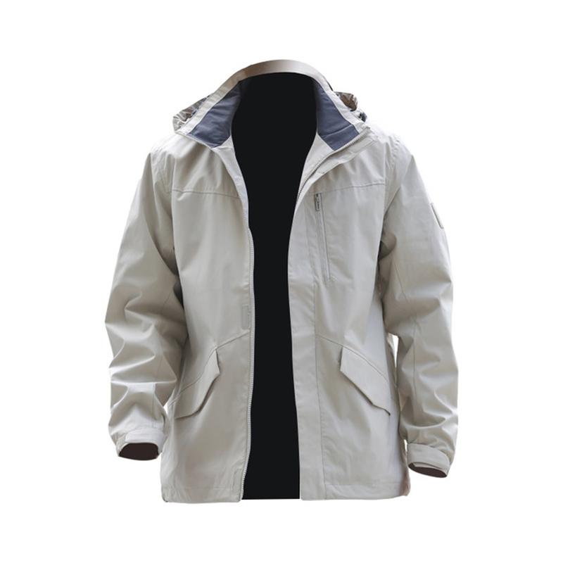 Li Ning Trench Coats Men s Light Warm Khaki Moderate AFDG751-11 3XL