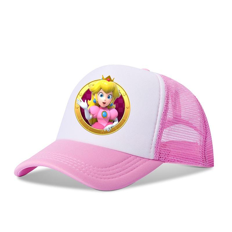 Super Mario Brothers Cartoon Sun Protection Breathable Hat For Children, Perfect For All Seasons