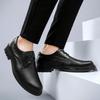 38-47 Velká velikost Pánské společenské boty Nejnovější ručně vyráběné černé boty Styl Paty Pravá kůže Svatba Pánské ploché boty Pánské business Oxfords