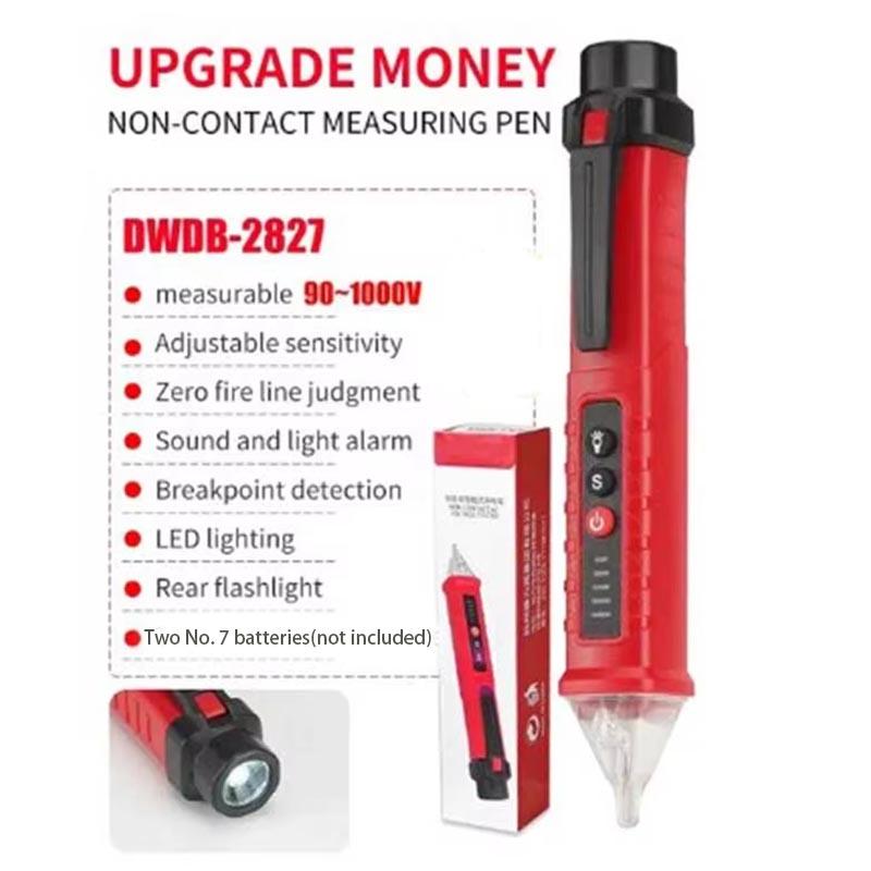 

Electric Pen High-Precision Induced Electric Tester Pen Electroprobe Screwdriver Probe Light Voltage Tester Detector Test Pen червоний