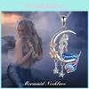 Eye-catching Multicolor Mermaid Star Necklace For Women Trendy Alloy Jewelry Gift