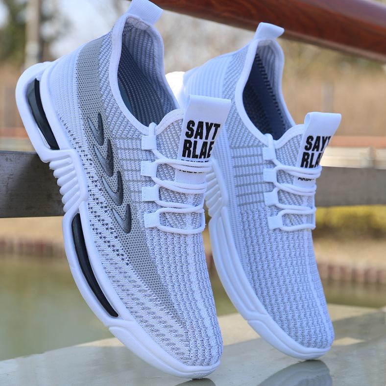 Lightweight Non-Slip Men's Summer Running Shoes – Breathable Mesh and Wear-Resistant