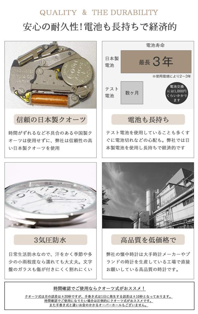 [Little Magic] [Large, Easy To Read] Japanese Quartz Pocket Watch, Nurse Watch, Rento White Dial