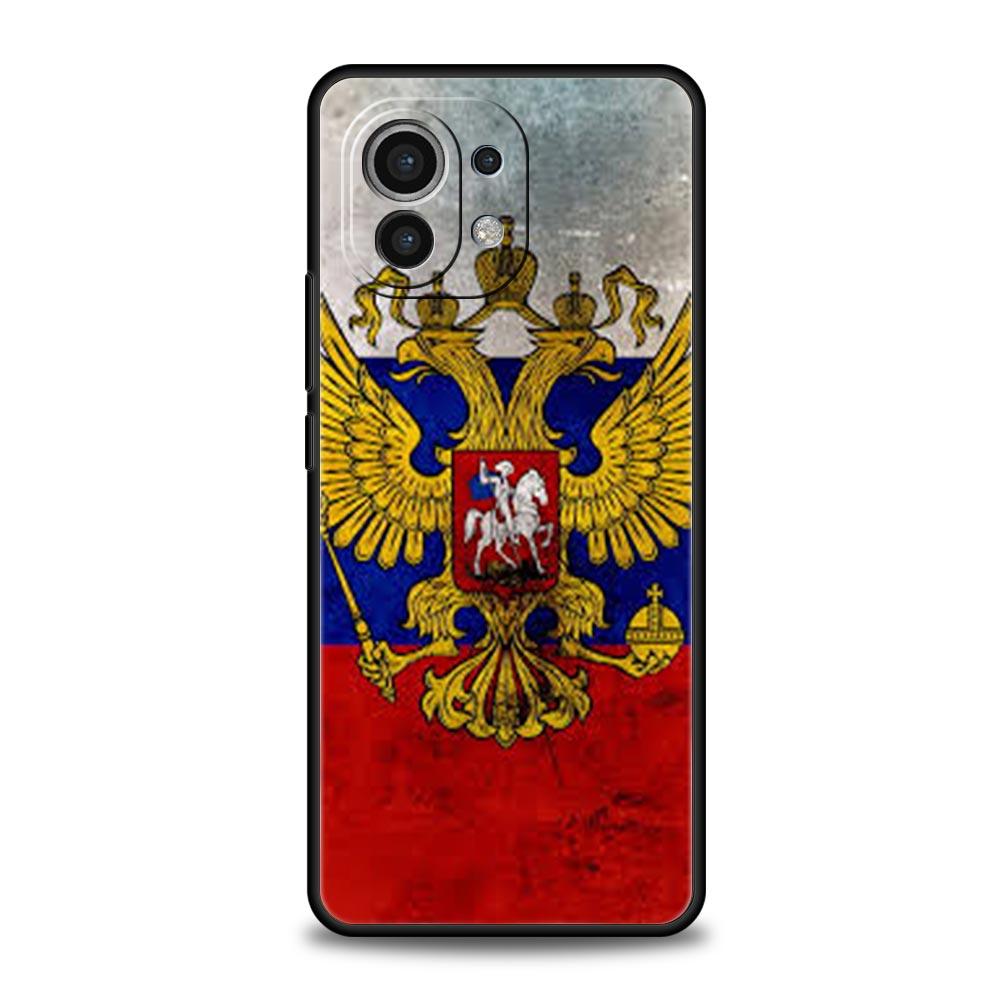 Russian Flag Phone Case For Xiaomi Mi 17 15T 15 14 14T 13T 12T Pro 12 13 Lite 5G 11T Poco X6 X7 X5 Pro Soft Cover