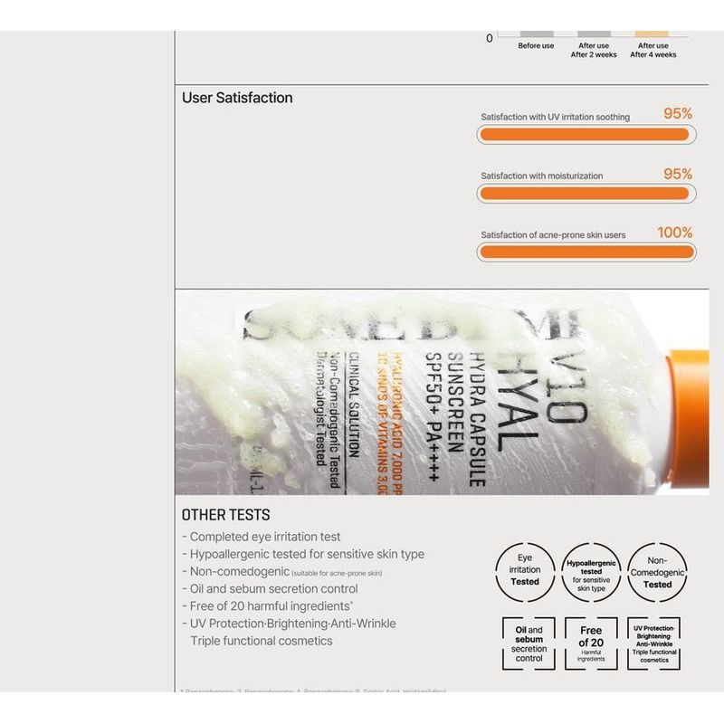 SOME BY MI - V10 Hyal Hydra Capsule Sunscreen