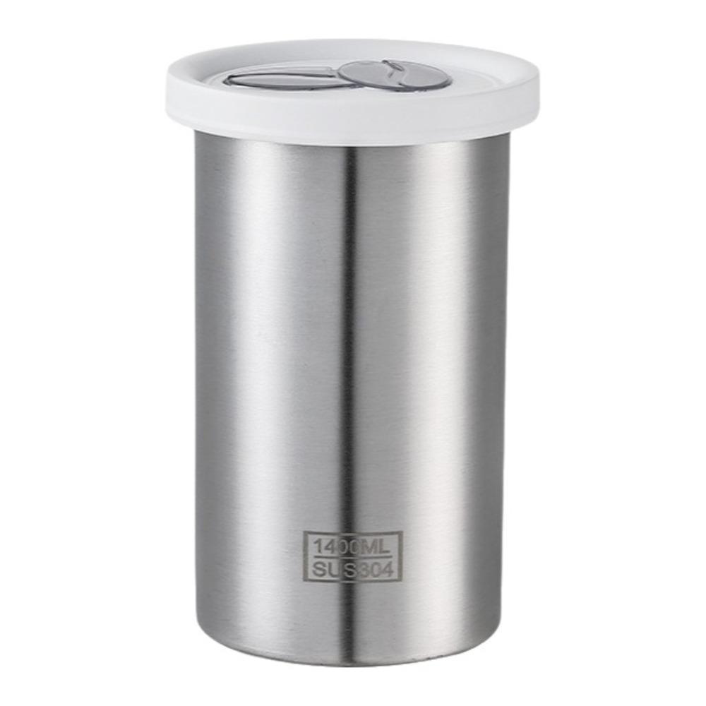 Moisture-proof Coffee Bean Storage Jars Stainless Steel Food Storage Container Tea Tin  Home Use