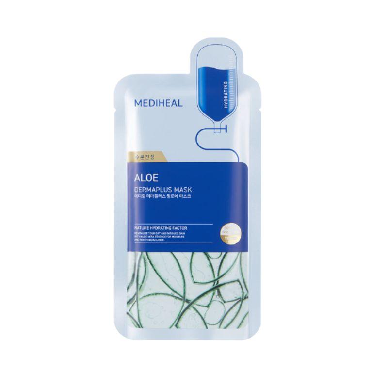 Mediheal Derma Plus Aloe Mask Soothing Hydrating Sheet Mask 22ml x 10 Sheets 1