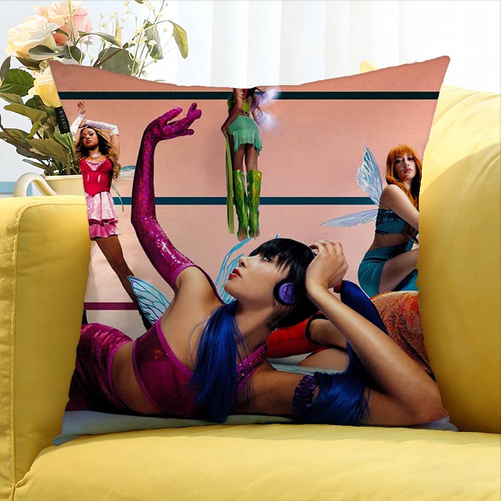 Hot Music Band KKATSEYE Various Sizes Square Pillow Case For Car Home Bedchamber Decor