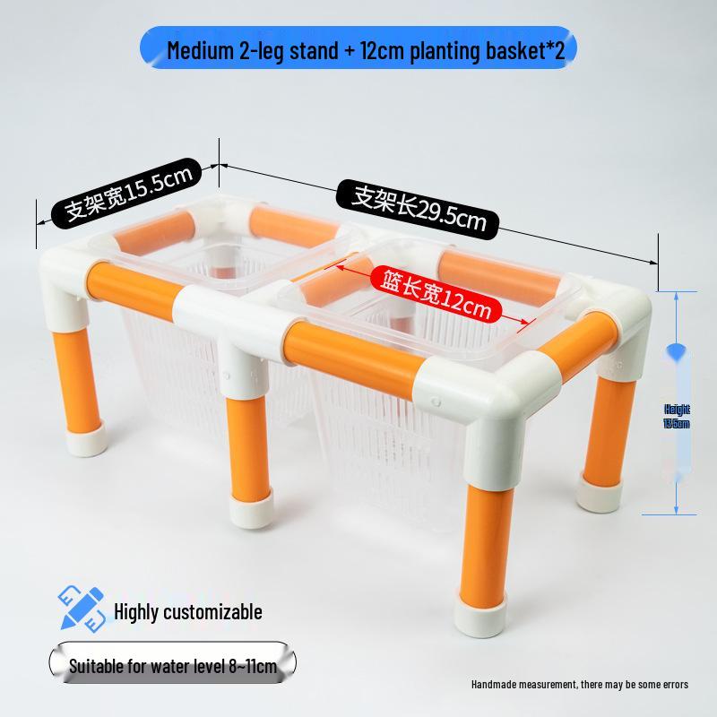 Hydroponic Plant Basket for Aquatic Tanks - Pothos Holder & Landscaping Decor