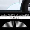 For Tesla Model3/Y 2017-2022 Front Door Rear Door Protective Film Invisible Car Clothing TPU Film Decoration Special Accessories