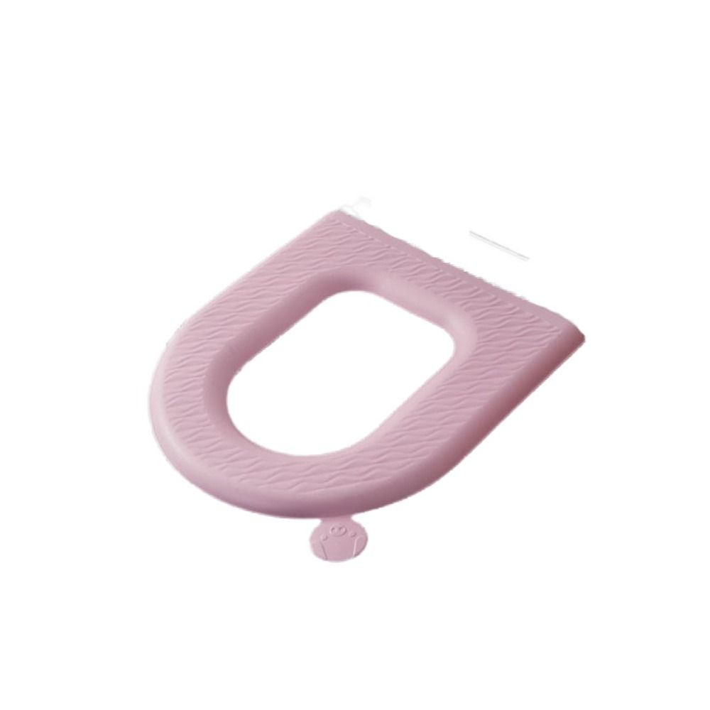 Washable Toilet Seat Cover Waterpoof Toilet Sticky Seat Pad WC Mat Toilet Cushion  Four Season