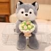Fox Rabbit Panda Themed Plush Keychain Toy Hamster Flower Soft Pp Cotton Gift