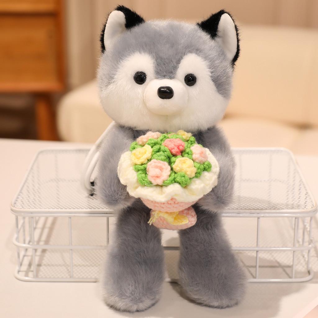 Fox Rabbit Panda Themed Plush Keychain Toy Hamster Flower Soft Pp Cotton Gift