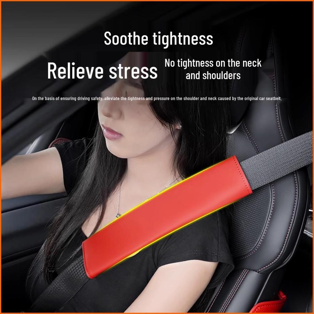 Xiaomi SU7 Seatbelt Shoulder Pad Covers for Driver & Passenger - Car Interior Accessories