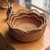 Hand-Woven Vietnamese Autumn Vine Tea and Snack Plate
