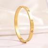 Starry Sky Silver Titanium Steel Bracelet for Women - High-End, Versatile, Full Diamond, Non-Fading Fashion Accessory