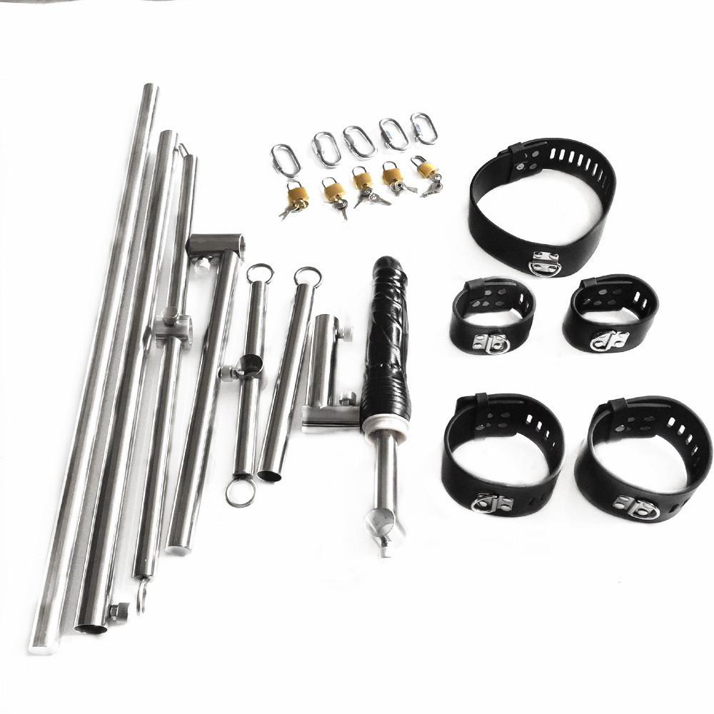 Sex Furnitures Large Phallus Rack Fetish Bdsm Restraints Set Compulsory Binding Feet Handcuffs Collar Adult Toys for Man Woman