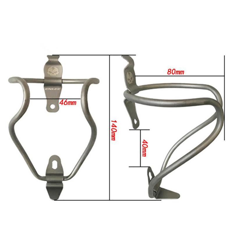 Suporte para garrafa de água de bicicleta liga de titânio MTB/bicicleta de estrada Suporte para garrafa