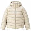 Early spring new cotton-padded clothes, ribs, cotton clothes, short fashion thermal hooded thermal jacket, yellow light and trendy