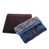 Couple's Fashion Gradient Color Neck Gaiter Unisex Winter Warm Knitted Woolen Fleece Lined Tube Neck Warmer