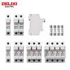 Delixi RT18-32X Holder Indicator Light Rail Mounted10×38mm Fuse Base Circuit Protection 500V AC Industrial Grade Electrical Fuse Relays 5