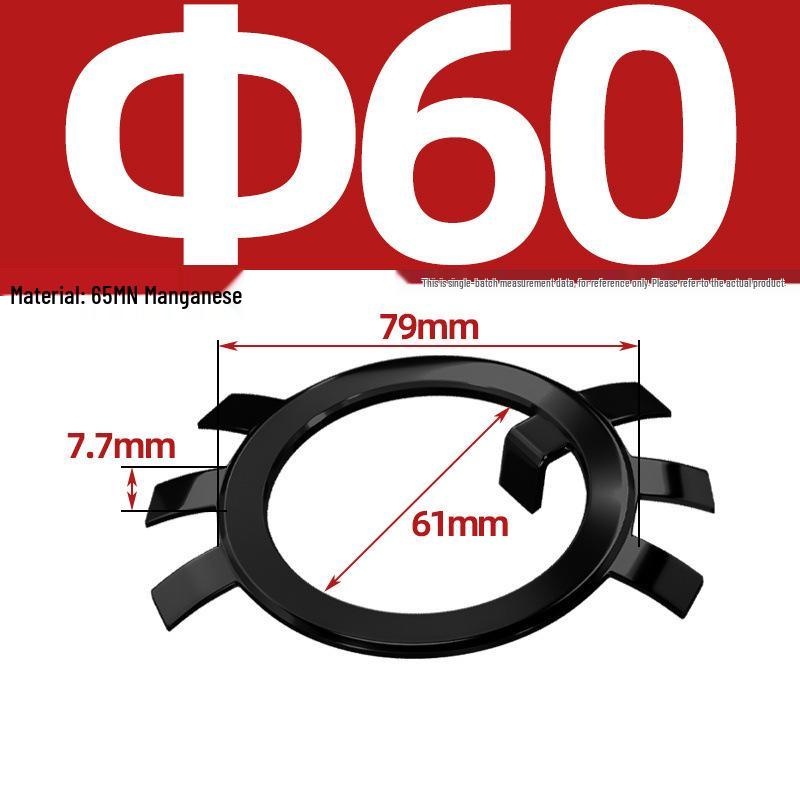 65MN Manganese 304 Stainless Steel Six-Claw Anti-Loosening Lock Nut Washer